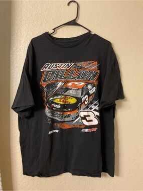 NASCAR Austin Dillon RCR Bass Pro Shops Draft T-Shirt Black 2XL  L76